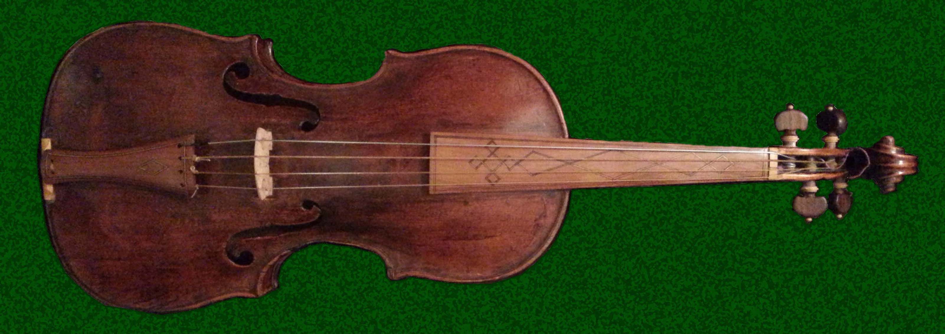 Violino barocco con corde in budello e Sol filato